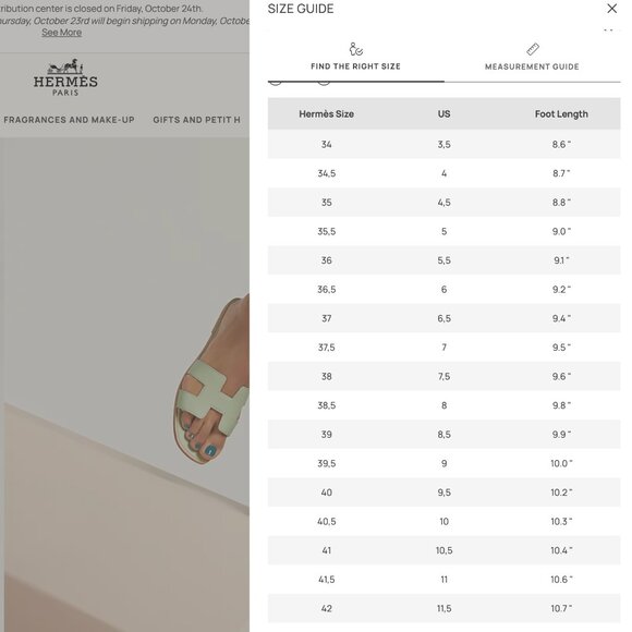 Hermes Paris Oran Sandal I Size: 8 - Picture 11 of 11